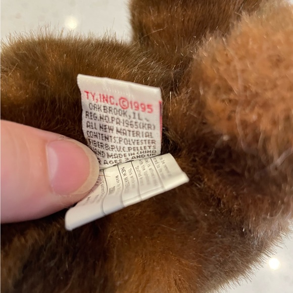 NWT - Vintage 90s - Ty Brownie bear - Picture 4 of 4